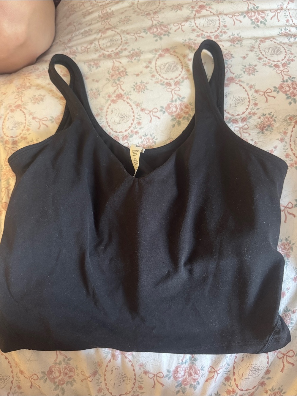 Lululemon black align tank size 8 no pads!